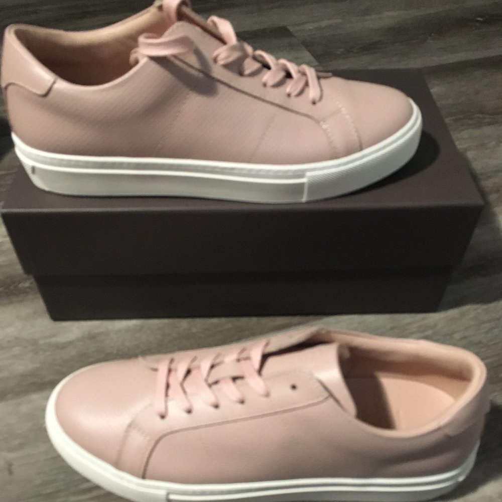Greats:  Women's Royale Perforated Sneakers in Blush - New